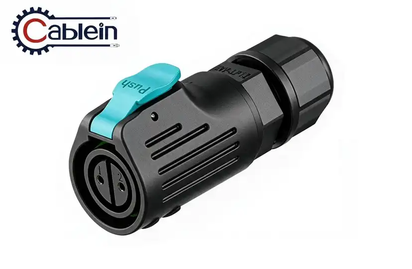 LP12 2-Pin Plastic Waterproof Compact Screw Connector